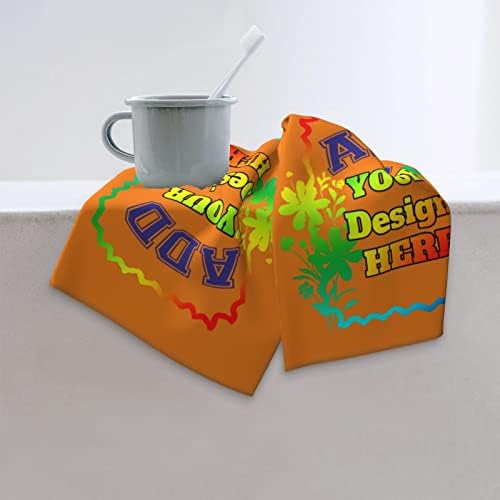 Custom Beach Towels 12x275in with Picture Text Logo