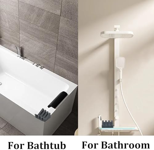 1Pcs Grey Silicone Soap Holder for Shower