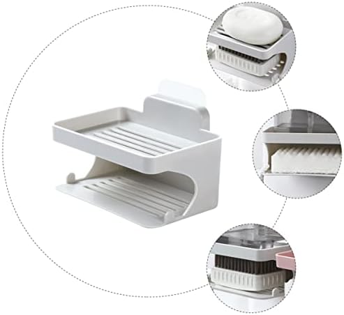 Yardenfun Double Layer Soap Holder Bathroom Organizer