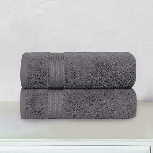 Elegant Comfort Premium Turkish Cotton 2 Pack Bath Towel Set
