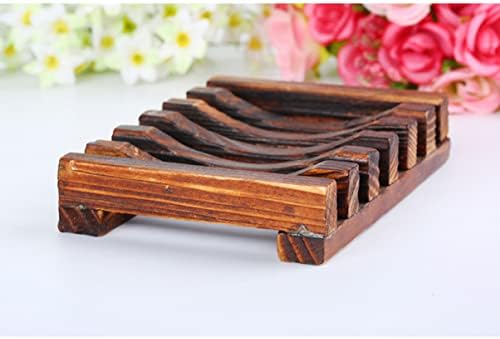 ETHZZLE Carbonized Soap Dish Holder for Kitchen Bathroom