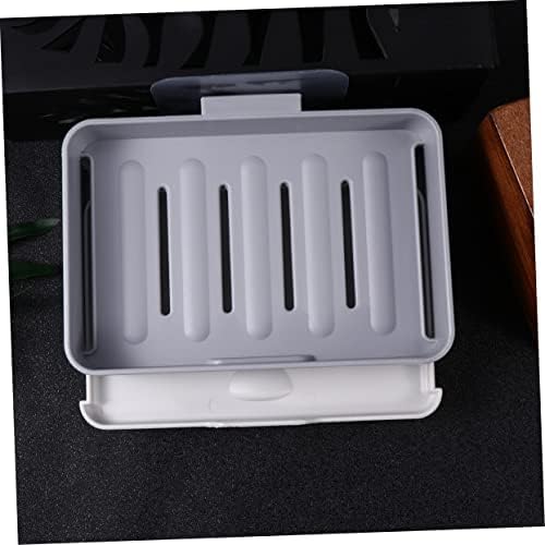 Wall-Mounted Soap Holder Dark Grey Single Layer