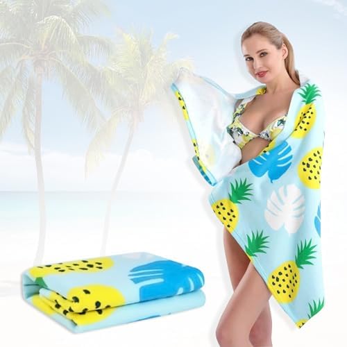 VEBERO Oversized Beach Towel 30x60 Inch Quick Dry