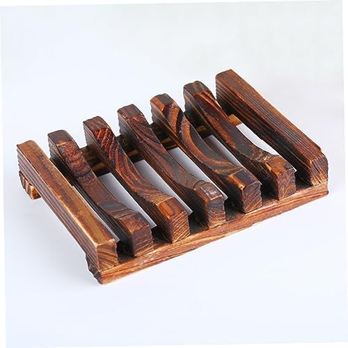 FONDOTIN Natural Carbonized Bamboo Soap Holder 1