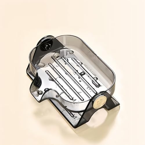 Self-Draining Plastic Soap Dish Holder for Sink and Shower