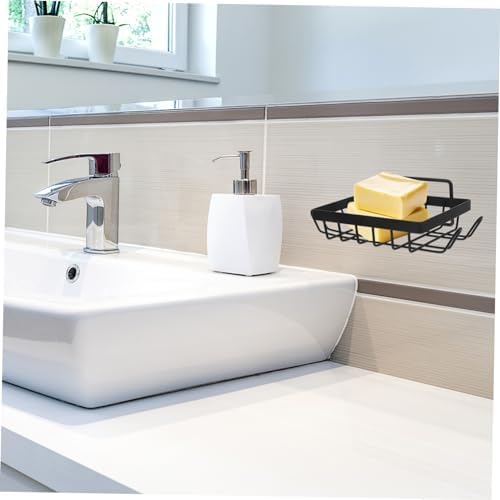 Yardenfun Wall Mounted Soap Holder Sturdy Drainage Design for Bathroom Kitchen