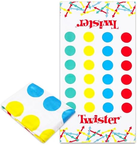 Game Party Twister Beach Towel Game Set