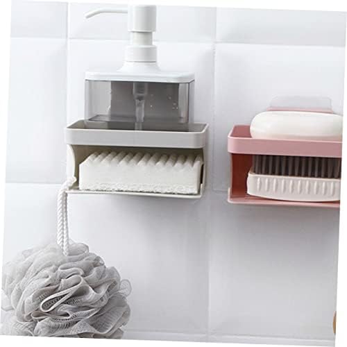 IMIKEYA Double Layer Soap Rack for Bathroom and Kitchen