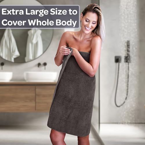 Lavish Home 6 Piece Towel Set - Charcoal Gray 1