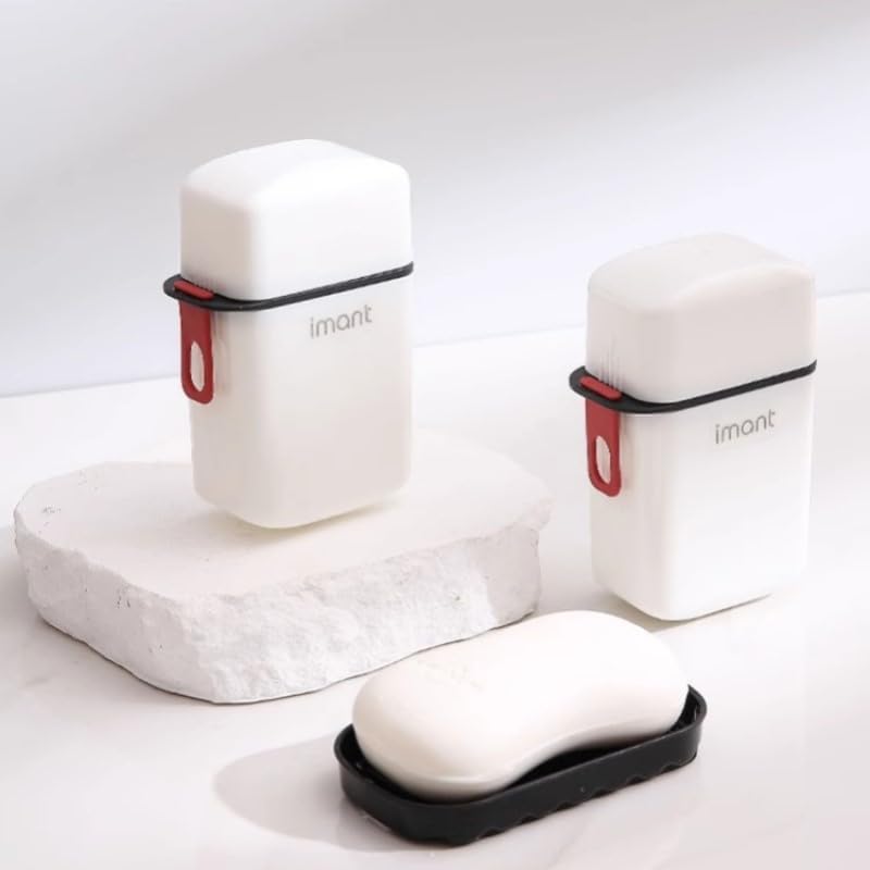 Travel Soap Box Holder with Leakproof Cover 1