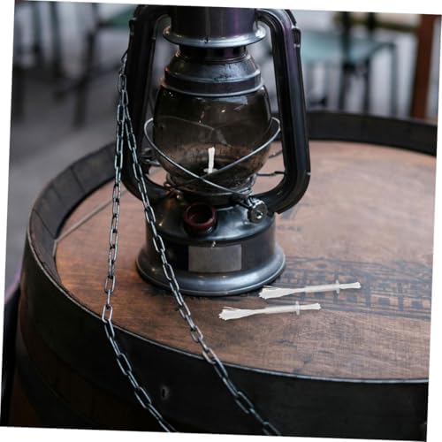 IMIKEYA 4pcs Fiberglass Candle Wicks Tube Holder