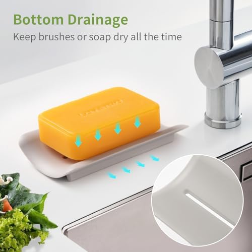 LOYATRO Bar Soap Holder - A-Grey