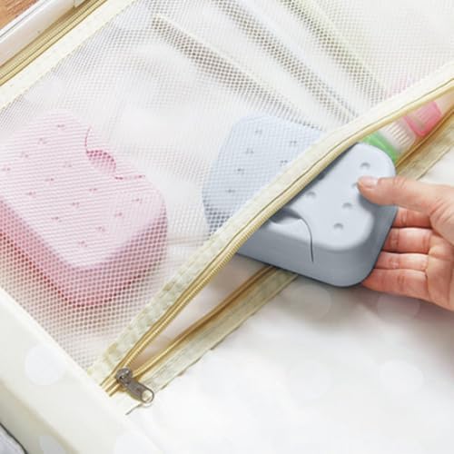 Leakproof Travel Soap Case with Drainage and Lid