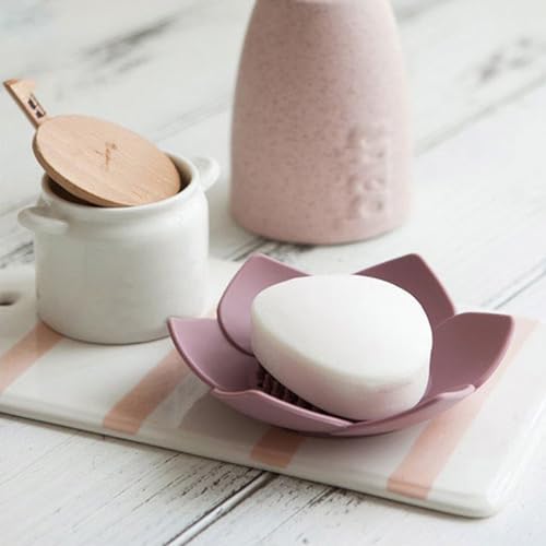 Curfair Silicone Soap Dish with Anti-Slip Base
