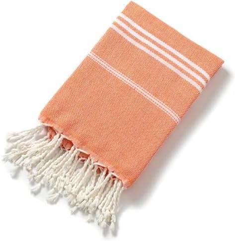 Turkish Cotton Beach Towel with Tassels - Quick Dry Lightweight 1