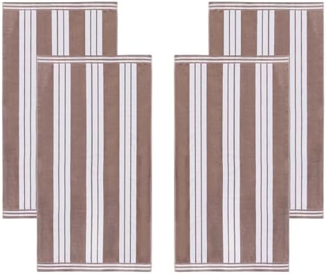 Superior Oversized Cotton Beach Towel Set of 4 1