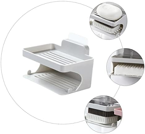 ABOOFAN Double Layer Soap Holder for Kitchen and Bathroom