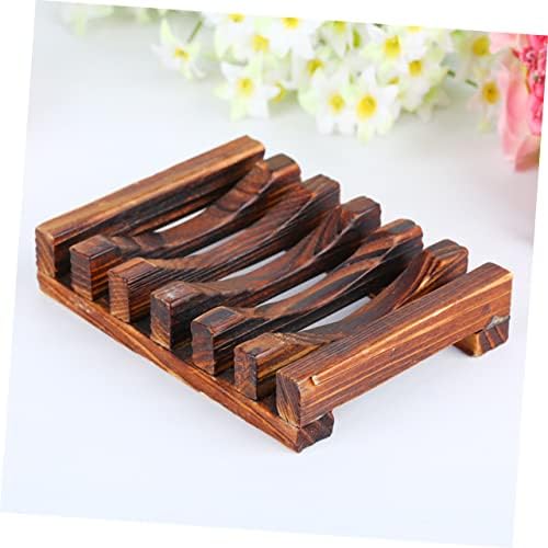 Stylish Wooden Soap Holder for Bathroom and Kitchen