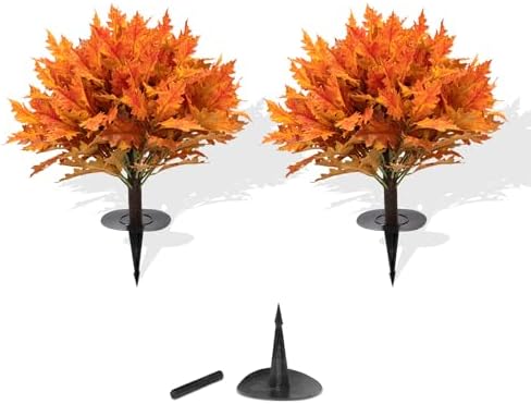 22 Artificial Maple Tree with Thorns 2-Piece Set