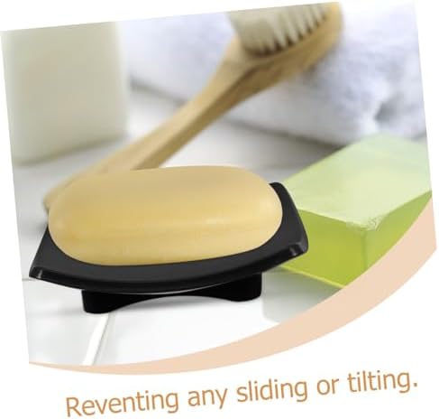 Cabilock Elegant Soap Holder Indoor Sturdy ABS Bathroom Dish