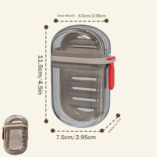 Travel Soap Case with Lid - Durable Portable Shower Holder