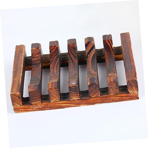 BUGUUYO Bamboo Soap Dish Holder Odor-Free Kitchen Bathroom