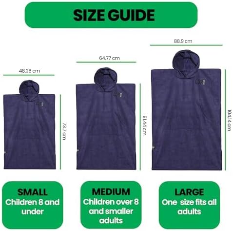 COR Surf Poncho Changing Towel with Hood and Pocket