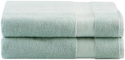 Comfort Spaces Turkish Bath Towel Set 35x70 Seafoam Green 1
