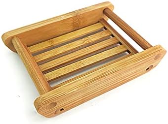 HUKK Bamboo Soap Dish with Drainage and Style
