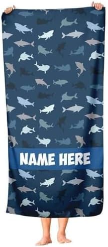 Whale Shark Beach Towel for Kids - Personalized