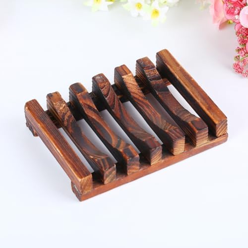 ETHZZLE Carbonized Soap Dish Holder for Kitchen Bathroom