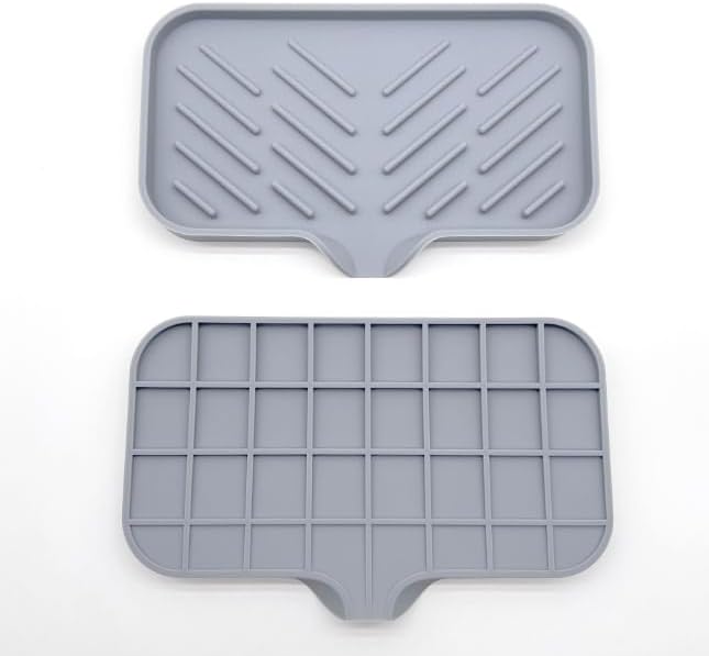 Silicone Soap Dish with Drain for Bathroom and Kitchen Use 1