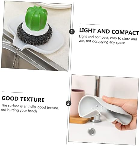 2pcs Portable Leak-Proof Soap Case with Anti-Slip Drainage