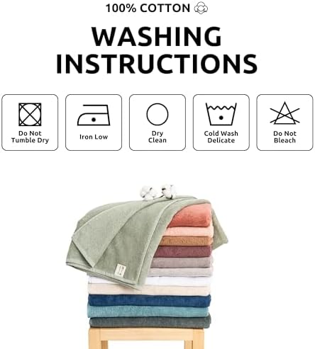 DREAMY RIKKA 6-Piece Turkish Towel Set with Coresoftair Technology