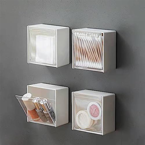 Wall Mounted Qtip Holder for Bathroom and Office