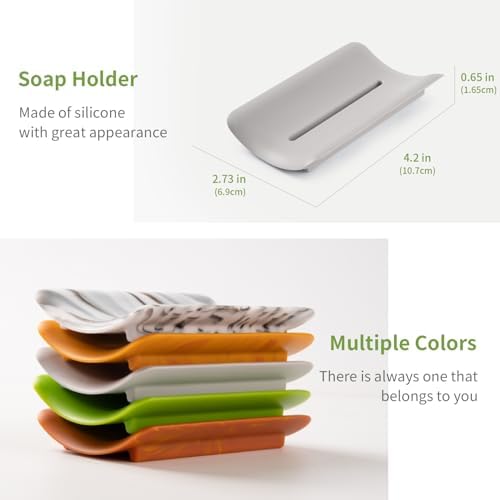 LOYATRO Bar Soap Holder - A-Grey