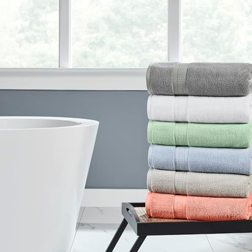 Modern Threads 6-Piece Rayon from Bamboo Towel Set - Ultra Soft Taupe 1