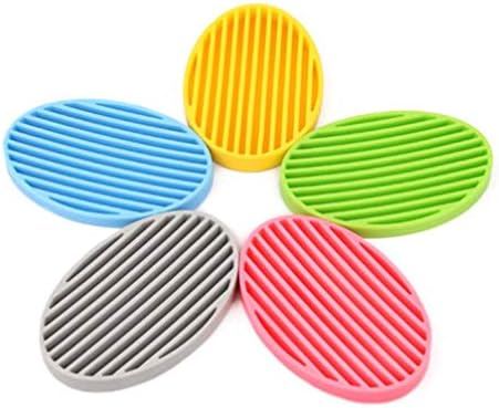 TOPBATHY 2pcs Colorful Soap Tray Holder