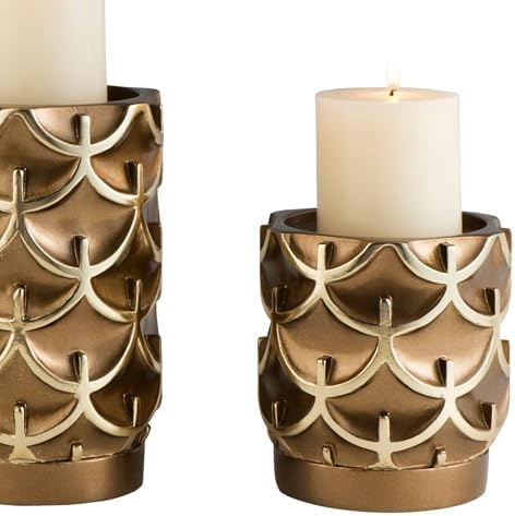 Strawberry Fairy Golden Owl Candle Holders