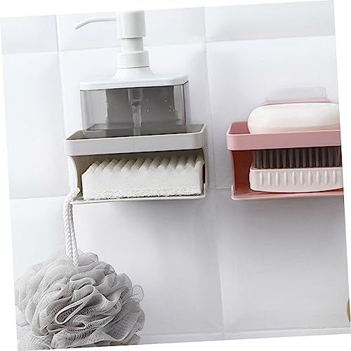 Yardenfun Double Layer Soap Holder Bathroom Organizer