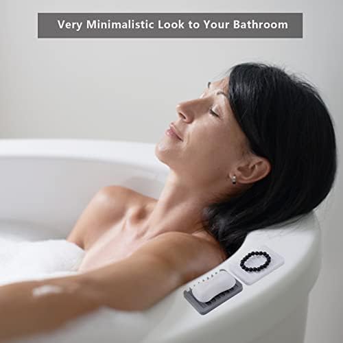 KAJUDA Self Draining Soap Dish Set 2PCS Premium Silicone Holder for Bath