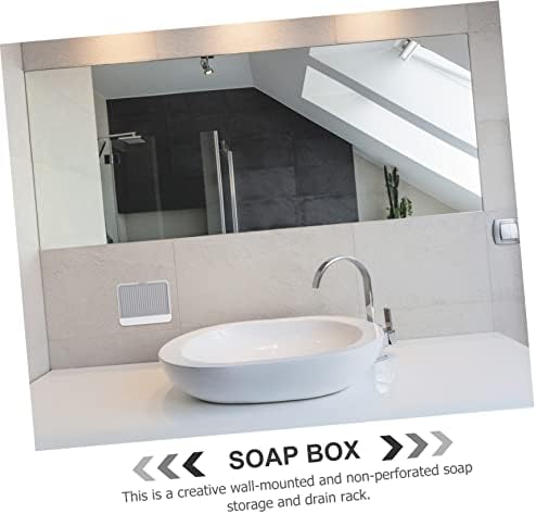 Luxshiny Wall-Mounted Soap Dish Grey
