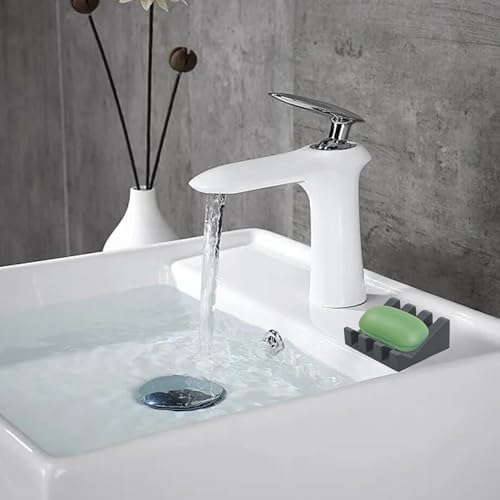 1Pcs Grey Silicone Soap Holder for Shower