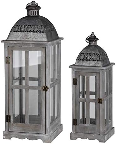 Strawberry Fairy Decorative Candle Lantern Set of Two