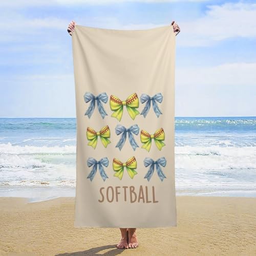 Soft Fluffy Oversized Beach Towel 32x64 Inch Microfiber