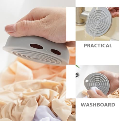 Alipis Mini Washboard Soap Holder Portable Bathroom Rack 1