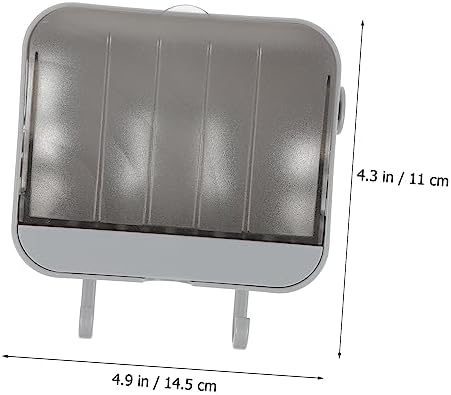 MAGICLULU 2 Hook Wall Mount Soap Dish for Bathroom and Kitchen