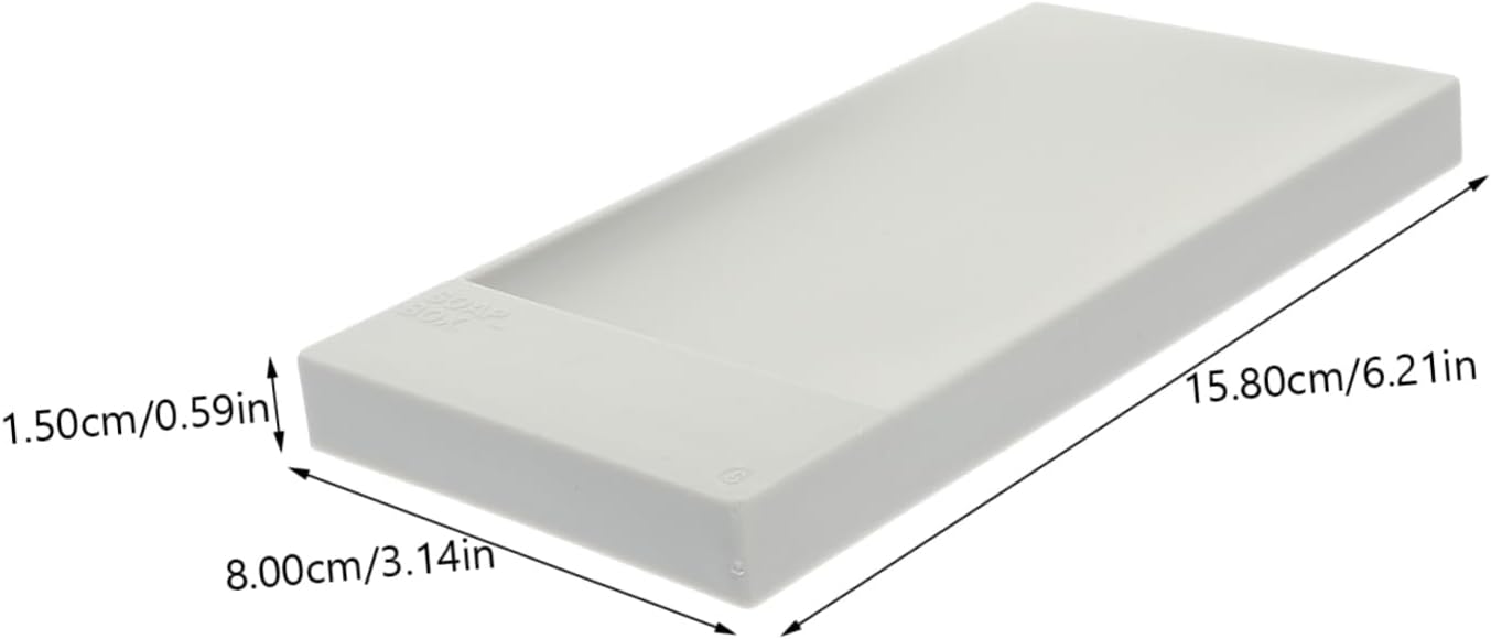 Alipis Self-Draining Soap Dish for Countertop