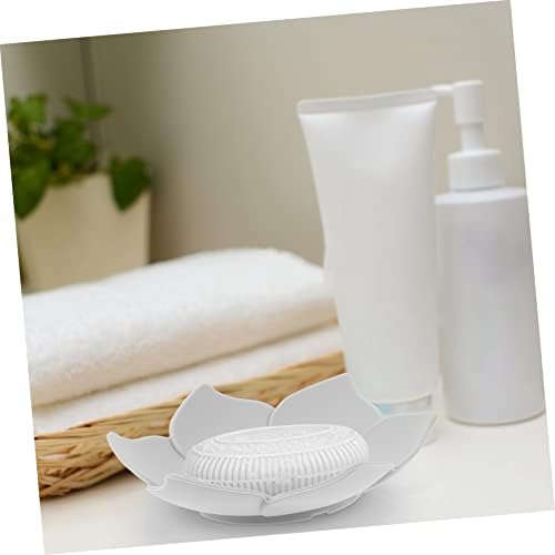 ULTECHNOVO Flower Shape Soap Dish Holder 2Pcs