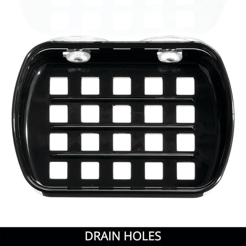 InterDesign Suction Cup Soap Dish - Black